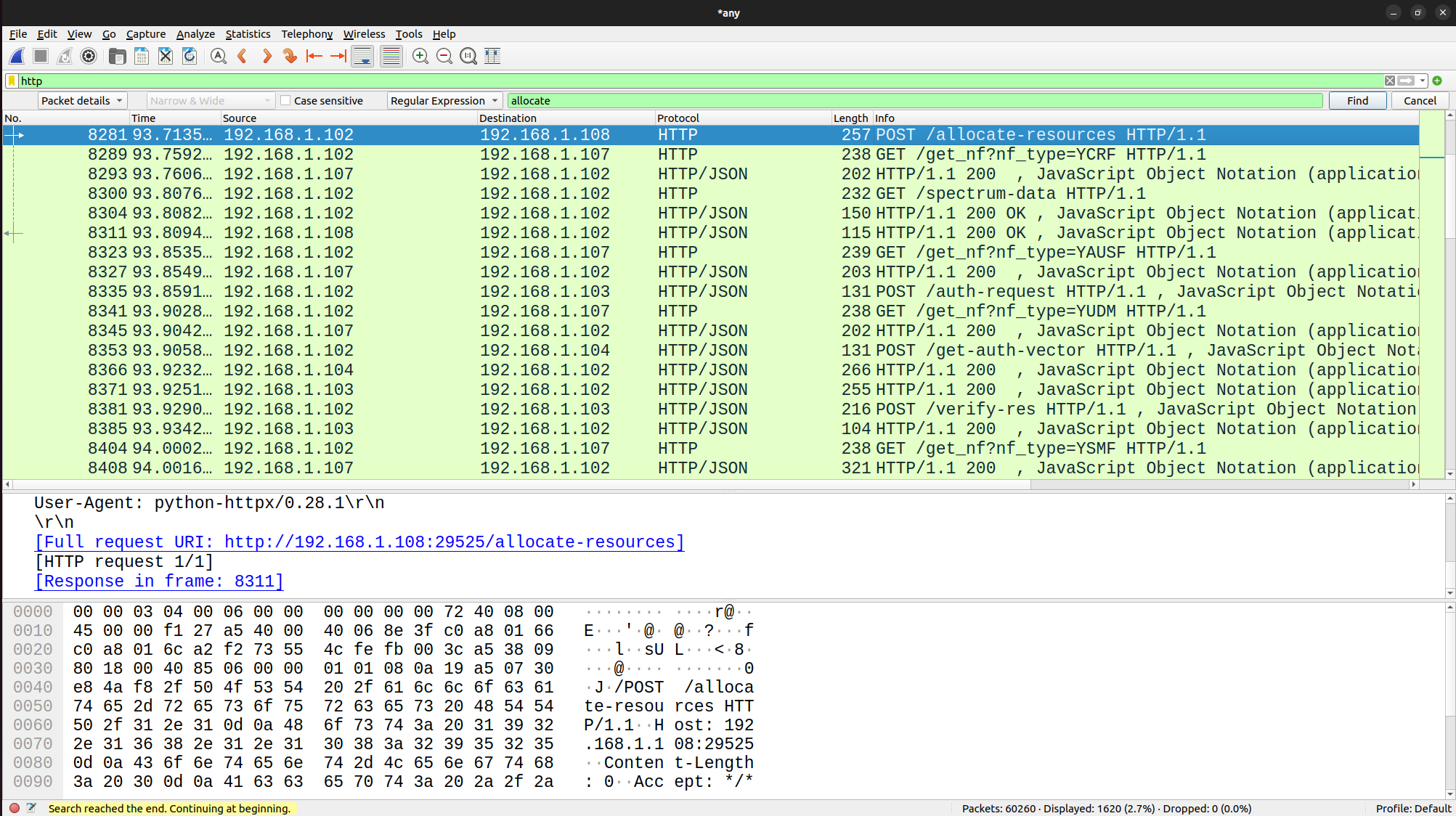 HTTP - Wireshark Screenshot